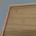 Juvale Bamboo Silverware Organizer for Drawer, Kitchen, 6 Slot Utensil Tray (17 x 11.75 x 1.75 In) (Brown)