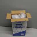 SETUP Clear Hard Plastic Cups/Tumblers [5 oz. Squat - 100 Count] Small Disposable Party Cocktail Glasses