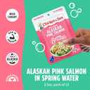 Chicken of the Sea Alaskan Pink Salmon in Spring Water, 2.5 Ounce Packets (Box of 12), Wild Caught, Skinless & Boneless (EXP 01/30/29)