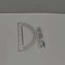 Drawing Compass and 6 Inch Protractor, Student Geometry Math Set
