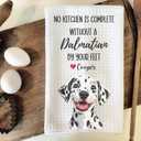 Personalized Dalmatian Tea Towel, Dalmatian Gift, Custom Kitchen Towel, Dalmatian Owner, Dalmatian Mom, Dalmatian Lover, Gift For Dog Mom