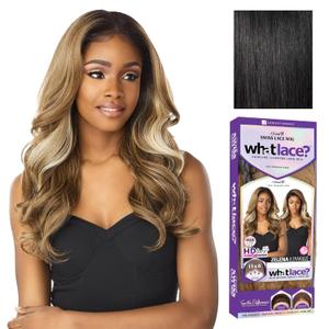 Sensationnel What Lace 13X6 Wigs - Zelena Lacefrontal Hand Tied Glueless Synthetic With Natural Density Preplucked Hairline (1 JETBLACK)