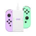 IINE Joy-con Charging Grip Compatible with Switch/Oled/Lite, H-Shaped Holder for Switch Joy-Con, Portable Joy-con Charging Grip with 1PC Charging Cable