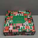 5FT Pop Up Christmas Tree with Timer 60 Warm White & Multi Color Fairy Light 3D Star 15 Ball Ornament, Green Gold Tinsel Christmas Tree Slim Pencil Xmas Tree Home Office Holiday Decor Indoor Outdoor