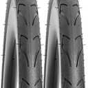 YUNSCM 26x1.50 Lightweight Bike Tires (ETRTO 40-559) 60TPI Nylon Anti-Puncture Protection Compatible with 26" Mountain Bike Tires 26x1.5-2 PCS