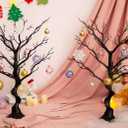 Sziqiqi Resin Artificial Tree for Tree Centerpiece, Home Decoration, Wedding Centerpiece, Creative Ornaments Display 30 inches (30 inch x 2, Black)