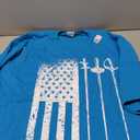 American Fencing Gear Patriotic USA Flag Fencer 4th of July T-Shirt for Women Girls Kids Men size 2Xl