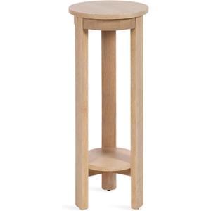 Kate and Laurel Foxford Modern Tiered Round Drink Table, 12 x 12 x 30, Light Natural, Transitional Two-Tier Circle Plant Stand for Use as Living Room Pedestal Table or Small Bedroom Nightstand Kate and Laurel Foxford Modern Tiered Round Drink Table, 12 x 12 x 30, Light Natural, Transitional Two-Tier Circle Plant Stand for Use as Living Room Pedestal Table or Small Bedroom Nightstand