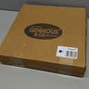 GENMOUS Woven Placemats Set of 8, 13" Round Placemats Natural Water Hyacinth Boho Placemats, Farmhouse Rattan Chargers for Dinner Plates,Rustic Braided Wicker Table Mats for Dining Table,Home,Wedding