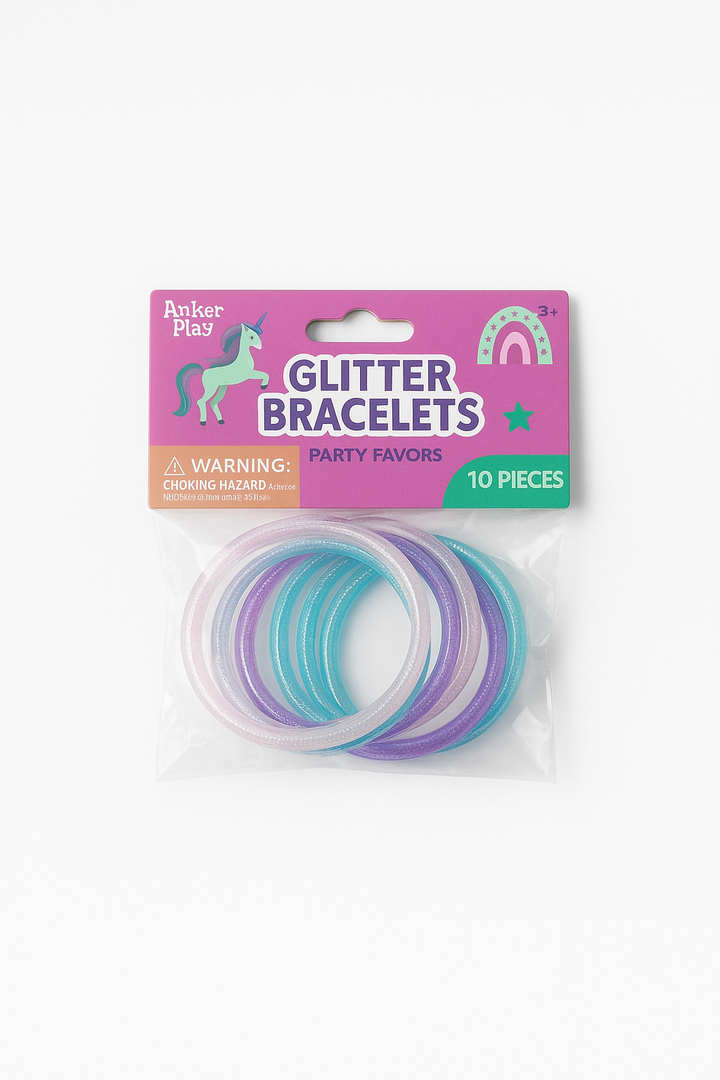 Anker Play Glitter Bracelets Unicorn 3 Pack