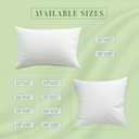 Elegant Comfort Set of 2 Throw Pillow Inserts with Poly-Cotton Shell Siliconized Fiber Filling - Sofa Bed and Couch Pillows - Indoor Decorative Pillows 12 x 12 Inch, Pack of 2