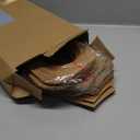 Gilprop 100 Packs Kraft Paper Flowers Gift Bags with Handle Flowers Bouquet Holder for Wedding, Valentines Day Decoration, Florist Shop (Small,Brown)