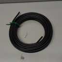 Electric Fence Double Insulated Underground Cable 12-1/2 Guage / 2.5mm Steel Wire Core, 164 Feet Length, Spooled on Plastic Cable Reel