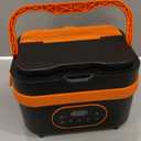 1.5L Cordless Electric Lunch Box, Rechargeable 18000mAh Battery Powered Portable Food Warmer, Auto Temperature Control, Self Heating Portable Lunch Box