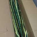 Crowye 2 Pack 3.15 Ft Tall Artificial Snake Plant Faux Sansevieria Plant Large Fake Snake Bulk in Pot for Home Office Housewarming Gift