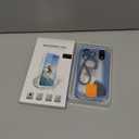 Cozycase TOP Military Protective IP68 Waterproof Case for iPhone 17 Pro Heavy Duty 360 Shockproof Full Body with Screen Camera Protector Double Dustproof Hard Tough 17Pro Front Back Cover (Frosted Blue)