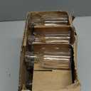 Tideme 24 Pack Clear Glass Bottles 3.4 oz, Glass Liquor Bottles with T-Top Caps, Mini Glass Bottle with Cork, 100ml Glass Container for Beer, Juice, Oil, Sauce a few is missing