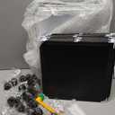 HOMIDEC Shoe Rack, 8 Tier Shoe Storage Cabinet 32 Pair Plastic Shoe Shelves Organizer for Closet Hallway Bedroom Entryway (Black)