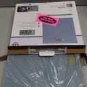 Taylor Digital Glass Bathroom Scale for Body Weight, Durable Platform, Digital Weighing Machine for People, Easy-to-Read Display, 350 lb Capacity, Slate Blue (11 x 11 Inch)