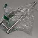 Space-Saving Stainless Steel Paper Towel Holder - Silver Wall Mount & Adhesive, Under Cabinet Organizer for Bathroom, RV