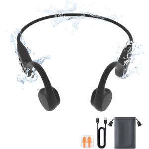 Bone Conduction Headphones, Wireless Bluetooth 5.3 Swimming IPX8 Waterproof Headset, Suitable for for Running, Cycling, Drving.