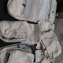 8 Set Packing Cubes for Travel, Gifts for Women Mom, Anti-Tearing Suitcase Organizer for Luggage with Shoe & Hanging Toiletry Bag, OlarHike Vacation Essentials & Accessories for Cruise Ship, Cream, Size: 8 Set (For Carry-On/Medium)