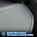 MIALUTY® Cargo Cover for 2011-2026 Dodge Durango 2nd Row (Not for R/T) Retractable Trunk Cover Durango Accessories Anti-Peeping Privacy Screen,Trunk Luggage Shield Shade Carbon Fiber Texture