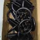 12 Pack E-Track O-Ring Tie-Down Anchors for Secure Motorcycles, Cargo Loads, Bikes in Trailers, Pickups, Vans, Trucks for E-Track System Accessories for Enclosed