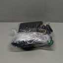 Witch Wizard Hat for Adults, Felt Wide Brim Pointed Hat, Oktoberfest, Halloween Scarecrow Costume Accessory (Black)