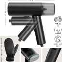 Travel Steamer for clothes - 25 Sec Fast Heat Up & Incl. Travel Accessory I Portable Size Clothes Steamer for clothing iron I Mini Plancha a vapor para ropa steam Hand Handheld Steamers I By LEBENLANG