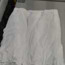 Women's White Skirt, XL