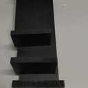 SRIWATANA Floating Shelves Wall Mounted, Solid Wood Wall Shelves, Black (2.weathered Black)