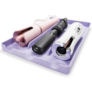 Silicone Hair Tool Organizer Heat-Resistant Mat & Holder for Hair Dryers, Blow Dryers, and Hot Tools, Ideal for Countertops & Vanities (14.75" x 9.5" x 1")