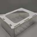 Underwear Organizer Drawer, 18 Cells Plastic Sock Underwear Storage Drawer, Stackable Closet Organizers and Storage Box for Bras, Socks, Scarves, Ties, Belt (Placing Style, Green, 1 Pc)