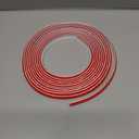 Flexible Trim Caulk Strip Wall Moulding Trim, 1/2 in x16 Ft Peel and Stick Trim for Wall Corner Deco, Ceiling, Backsplash Tile Edge, Countertops, Baseboard, Floor(White)