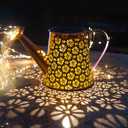 Solar Watering Can Light, Solar Yard Decorations Outdoor, IP65 Waterproof Hanging Solar Lantern Lights, Garden Decor Lights for Yard, Flower Bed Decor Light, Gardening Gifts for Mom, Grandma