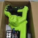 Cordless Leaf Blower with Battery and Charger,Electric Lightweight Battery Powered Leaf Blower for Lawn Care,5 Speed Mode,Green