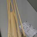 Falling in Art 65" A-Frame Tripod Easel Stand, Wooden Display Easel with Adjustable Canvas Holder, Floor Easel for Wedding Signs, Posters, Paintings, Artwork(Natural)