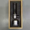 CAMPINGMOON Camping Gas Lantern Gas Candle with Empty Tank Wooden Lantern Case T-1D15
