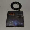 Nixsto RG6 Coaxial Cable, 3FT 6FT 10FT 15FT 25FT 50FT 100FT Coax Cable Cord with Gold F-Type Connector, High Speed Internet, Digital TV Aerial for HDTV, Satellite, Antenna, Modem with Extender- 6ft (Black)