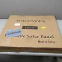 SOKIOVOLA N-Type 16BB 100W Portable Solar Panel 18V Mono ETFE Foldable Solar Panel,25% High Efficiency IP68 Waterproof for Camping Outdoor RV Blackout
