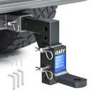 Orion Motor Tech Adjustable Trailer Hitch Ball Mount, 8-Position Tow Hitch for 2" Receiver with 1" Ball Hole 9-1/2" Drop 8-1/4" Rise 5000 lb Capacity, Heavy-Duty Ball Hitch for Truck Boat RV Cargo