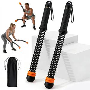 VividPulse 2PCS Weighted Ropeless Battle Ropes for Home Gym - Portable & Quiet Training Rope for HIIT, Strength & Low-Impact Cardio - Full Body Workout Equipment for Men & Women