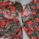 KHOYIME 18 Pack 144 FT Artificial Flower Garland, Fake Red Roses Vines Silk Flowers Faux Plastic Outdoor Hanging Floral Ivy Garland Decoration for Wedding Arch Bedroom Home Wall Backdrop Room Decor, 18pcs