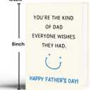 14 x Father's Day Card Gift for Dad, Fathers Day Card from Daughter Son
