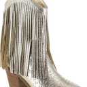 Masseys Women's Dolly Embellished Fringe Western Boot, (SIZE 9.5)