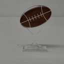Acrylic Football Trophy Fantasy Football Trophy Award 6.69 x 4.33 Inch Team Competition Prize Keepsake Party Favors Decorations
