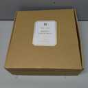 DN DECONATION Christmas Ball Ornaments Set of 12  3.14 White & Gold Vintage Glass Ornaments with 3D Surface, Elegant Glass Christmas Decorations for Tree, Holiday Winter Dcor & Parties