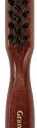 GranNaturals Teasing Boar Bristle Hair Brush for Women - Slick Back Comb with Rat Tail Pick for Hair Sectioning Used for Edge Control, Backcombing, Smoothing, and Styling Fine Hair to Create Volume