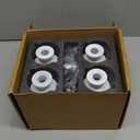 Molimoli Olive Oil Dispenser Bottle for Kitchen, Oil Dispenser w. Weighted Pourer, Glass Bottle Dispenser for Kitchen, Olive Oil Cruet, Glass Olive Oil Bottle | 350ml, Set of 4 (Silver)